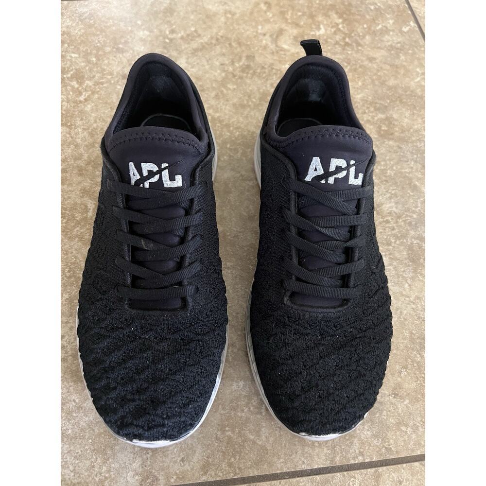 APL Techloom Phantom Womens Sz 8.5 Black Slip On Athletic Running Sneakers Shoes